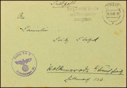 Arbeitslager Stalag XX B, Briefstempel Auf Feldpostbrief Ab Danzig 21.2.42 Nach Braunschweig  BFLabor Camp... - Other & Unclassified