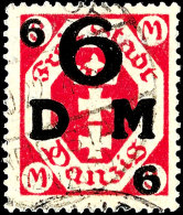 6 Auf 3 M In B-Farbe Tadellos Gestempelt, Tiefst Gepr. Oechsner BPP Und Infla, Mi. 450,-, Katalog: 25b Oo6 On 3... - Otros & Sin Clasificación