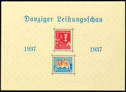 Danziger Leistungsschau-Block, Postfrisch, Pracht, Mi. 140,-, Katalog: Bl.3 **Danziger Achievement Show-block,... - Autres & Non Classés