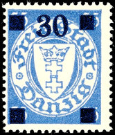 30 Auf 35 Pfg. Grauultramarin, Postfrisch, Pracht, Signiert Kniep BPP, Katalog: 242b **30 On 35 Pfg. Gray... - Otros & Sin Clasificación