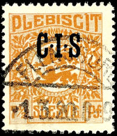 7½ Pf. C.I.S., Abart: "oben Zweites I Mit Punkt" (Feld 47), Gest. "FLENSBURG 1.3.20", Katalog: 3... - Autres & Non Classés