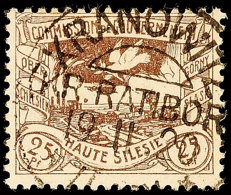 "KRANOWITZ (KR. RATIBOR) 19 11 20", Kreisobersegmentstempel, Zentrisch Klar Auf 25 Pfg Hüttenwerke,... - Autres & Non Classés