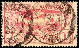 "BLADEN 19/8 20", Preußischer Zweikreisstempel, Zwei Abschläge Auf 1 Mk Hüttenwerke, Katalog: 26... - Sonstige & Ohne Zuordnung