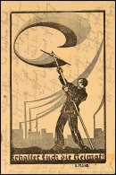 Oberschlesien 1921, Pro-deutsche Propagandakarte Mit Republik-Fahne "Schwarz-Rot-Gold", Frankiert Mit... - Autres & Non Classés