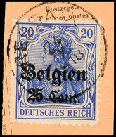 "RESSAIX 24 X 1918", Klar Und Zentr. Auf Postanweisungsausschnitt 25 C., Katalog: 18 BSRESSAIX 24 X 1918,... - Sonstige & Ohne Zuordnung