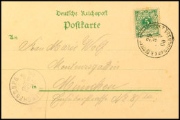 "K.K.OESTERR. SCHIFFSPOST AM BODENSEE 29.3.00", Klar Auf Bedarfsgebrauchter AK Aus Konstanz Mit Deutsches Reich 5... - Sonstige & Ohne Zuordnung