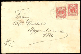 1897, DSP LINIE HAMBURG-WESTAFRIKA VII 30.7., 2x Recht Klar Auf Brief Mit 2x 10 Pfg Krone/Adler (jeweils Mit... - Altri & Non Classificati