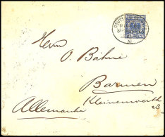 1893, DSP LINIE HAMBURG-SÜDAMERIKA XI 16.10. (D. Parguassu), Etwas Undeutlich Auf Brief Mit 20 Pfg Krone/Adler... - Other & Unclassified