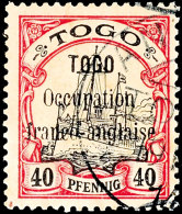 40 Pf. Tadellos Gestempelt, Tiefst Gepr. Bothe BPP, Mi. 650,-, Katalog: 6 O40 Pf. Neat Cancelled, On The Base... - Togo