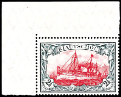 2 1/2 Dollar Friedensdruck Tadellos Postfrisch Aus Der Linken Oberen Bogenecke, Mi. 360,-, Katalog: 37IA ER **2... - Kiautchou