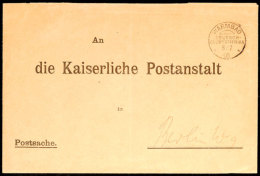 Postsache, Vordruckumschlag Von WARMBAD 8/7 05 Nach Berlin  BFPostal Matter, Form Envelope From WARMBAD 8 / 7... - África Del Sudoeste Alemana