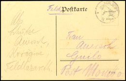 KOROGWE 7.10.14  Auf Feldpostkarte Nach Guilo, Post Mombo  BFKOROGWE 7. 10. 14 On Fieldpost Card To Guilo, Post... - Afrique Orientale