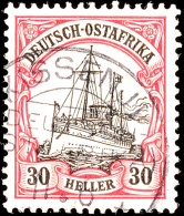 KISSENJI 11.6 Klar Auf 30 Heller Kaiseryacht, Katalog: 35 OKISSENJI 11. 6 Clear On 30 Lighter Imperial Yacht,... - German East Africa