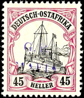 45 H. Mit Aufdruck "MAFIA" Tadellos Postfrisch, Gepr. Georg Bühler, Mi. 950,-, Katalog: 7b **45 H. With... - German East Africa