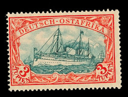 3 Rupien Kriegsdruck Tadellos Postfrisch, Tiefst Gepr. Siebentritt BPP, Mi. 150,-, Katalog: 39IIBII **3 Rupee... - German East Africa