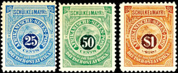 5 Cent Bis 1 Dollar Seenpost Originale Komplett Tadellos Ungebraucht Mit Originalgummi, Fotoattest Dr. Hartung:... - África Oriental Alemana