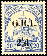 2 1/2 D. Auf 20 Pf., Aufdruck Type I, Tadellos Postfrisch, Mi. 200,- Unterbewertet, Katalog: 6I **2 + D. On 20... - Deutsch-Neuguinea