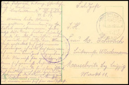 "BOSANTI 14.11.1917", Klar Auf Feldpost-Ansichtskarte Mit Undeutlichem Briefstempel Einer Eisebahner-Einheit Und... - Turquie (bureaux)
