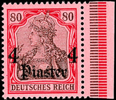 10 Para Auf 5 Pf. Bis 4 Piaster Auf 80 Pf. Komplett Tadellos Postfrisch, Mi. 407,50, Katalog: 24/31 **10 Para... - Turquia (oficinas)