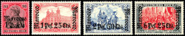 3 Pf Bis 5 Mark Komplett Tadellos Postfrisch Einschließlich 20 Pf In A- Und C-Farbe (letztere Mit Fotobefund... - Deutsche Post In Marokko