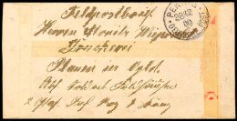 1900, Sehr Dekorativer Mandarin-Briefumschlag Im Format 13 X 6,5 Cm, Als Feldpostbrief Mit Stempel "PEKING DP 28/12... - China (offices)