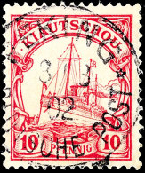 10 Pf. Kiautschou Als Petschili-Verwendung Tadellos Gestempelt PEKING 3/3 02, Tiefst Gepr. Bothe, Mi. 380,-,... - China (oficinas)