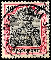 40 Pf. Reichspost Als Petschili-Verwendung Tadellos Gestempelt PEKING 5/1 01, Mi. 400,-, Katalog: PVf O40 Pf.... - Chine (bureaux)
