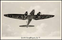 1940, (Ca.), Unsere Luftwaffe, Heinkel-Kampfflugzeug He 111, S/w Fotokarte Nr. 787, Tadellos Ungebraucht ... - Sonstige & Ohne Zuordnung