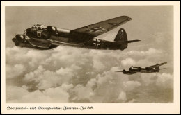 1940, (Ca.), Sturzkampfbomber Ju 88, S/w Fotokarte Nr. K 172/C2235, Tadellos Ungebraucht  BF1940, (approximate.... - Other & Unclassified