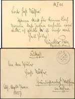 U 47, Handschriftlicher Feldpostbrief Von Kdt Günther Prien (1908-1941, RK+EL, "Held Von Scapa Flow"), Ab Eger... - Other & Unclassified