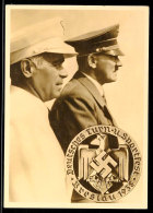 1938, Amtliche Festpostkarte "Deutsches Turn- U. Sportfest Breslau 1938", Mit U.a. Abbildung Hitler, Verlag Photo... - Other & Unclassified