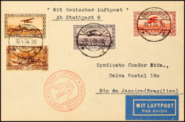 Südatlantik: 1934, Brief Von SAARBRÜCKEN 2 30.1.34 Mit Guter Frankatur (u.a. 5 Fr. Flugpost) Via... - Other & Unclassified