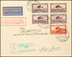 Nordatlantik: 1931, D. Bremen - New York 5.9. Mit Zuleitung Saarland, Brief Von FRIEDRICHSTHAL 28.8.31 Mit... - Other & Unclassified