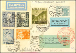 Österreich: 1936, 1. Südamerikafahrt, 50 G. Privat-Ganzsachenkarte Mit Zufrankatur Und SST "WIEN HAUS DER... - Autres & Non Classés