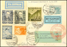 Österreich: 1936, 1. Südamerikafahrt, 50 G. Privat-Ganzsachenkarte Mit Zufrankatur Und SST "WIEN HAUS DER... - Other & Unclassified