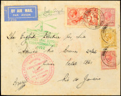 Großbritannien: 1932, 5. Südamerikafahrt, Anschlussflug Berlin Bis Rio De Janerio, Brief Aus LONDON... - Autres & Non Classés