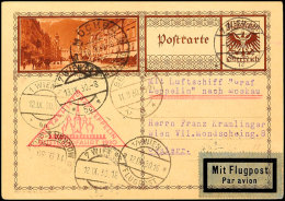 Österreich: 1930, Russlandfahrt, Bildpost-Ganzsachenkarte Mit Rückseitiger Zufrankatur Aus WIEN 4.IX.30... - Autres & Non Classés