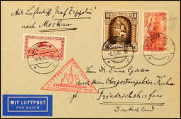 Saarland: 1930, Russlandfahrt, Brief Mit U.a. 10 Fr. Madonna (Mi.-Nr. 103) Aus SAARBRÜCKEN 2 8.9.30 Via Berlin... - Autres & Non Classés
