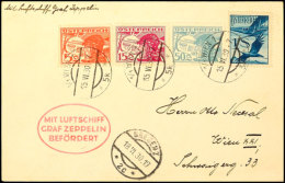 Österreich: 1930, Voralbergfahrt, Karte Aus WIEN 15.VI. Mit Vorderseitigem Ankunftsstempel Bregenz Vom 18.VI.,... - Altri & Non Classificati