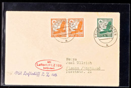 1936, 1. Postfahrt LZ 129, Auflieferung Friedrichshafen, Brief Mit Steinadler-Frankatur Nach Plauen/Vogtland,... - Autres & Non Classés