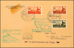 1930, Saargebietsfahrt Mit Saarländischer Frankatur, Brief Mit Beiden Sonderbestätigungs-Stempeln Und... - Otros & Sin Clasificación