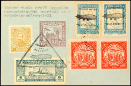 1931, 3. Südamerikafahrt, Paraguayische Post, R-Ganzsachenkarte Mit Beidseitiger Zufrankatur (u. A. Beide... - Autres & Non Classés