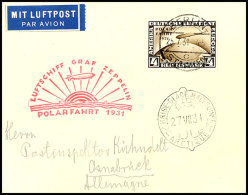 Polarfahrt, Etappe Berlin-Malyguin, Brief Mit 4 RM, Kleinformatiger Luxusbeleg, Katalog: Si.119H BFPolar... - Other & Unclassified