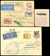 1931, Ungarnfahr, Karte Von Der Rundfahrt Und Brief Von Der Rückfahrt Sowie Ungarische Vignette (300+),... - Altri & Non Classificati