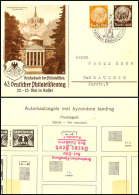 1937, 43. Deutscher Philatelistentag 22.-23. Mai In Kassel, 3 Pf. Hindenburg-Ganzsache (mit Waagr. Weißem... - Autres & Non Classés