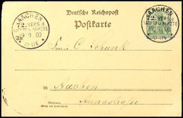 5 Pf. Germania, Bildpostkarte Zur 72. Versammlung Der Naturforscher Und Ärzte In Aachen Mit Entsprechendem SST... - Altri & Non Classificati