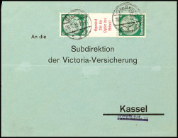 6+A5+6 Pf. Hindenburg 1934, Portorichtige Einzelfrankatur Auf Brief (gefaltet) Von GIEßEN 26.7.35 Nach... - Otros & Sin Clasificación