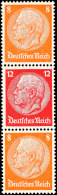 Hindenburg 1933, Postfrisch Kplte. Prachtgarnitur Aller Zwölf Kombinationen, Mi. 733,-, Katalog: KZ17/W46... - Otros & Sin Clasificación