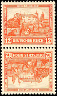 Nothilfe 1932, 8 Zusammendrucke Komplett Postfrisch, Mi. 145,-, Katalog: S100/W44 **Help In Need 1932, 8... - Otros & Sin Clasificación