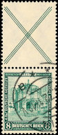 X+8 Pfg, Nothilfe 1931, Gestempelt, Gepr. Peschl BPP, Mi. 350,-, Katalog: S94 OX 8 Pfg, Help In Need 1931,... - Otros & Sin Clasificación